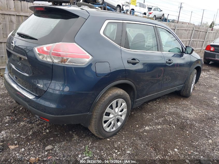 2016 Nissan Rogue S VIN: 5N1AT2MV5GC918781 Lot: 39254134
