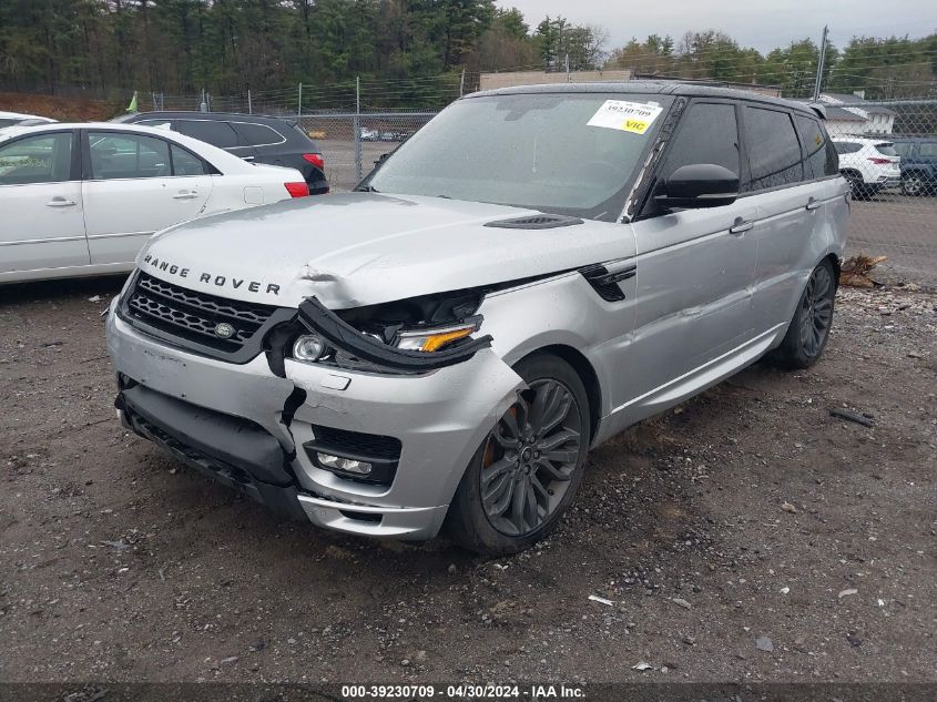 2016 Land Rover Range Rover Sport 3.0L V6 Supercharged Hse VIN: SALWS2VF6GA560194 Lot: 39230709