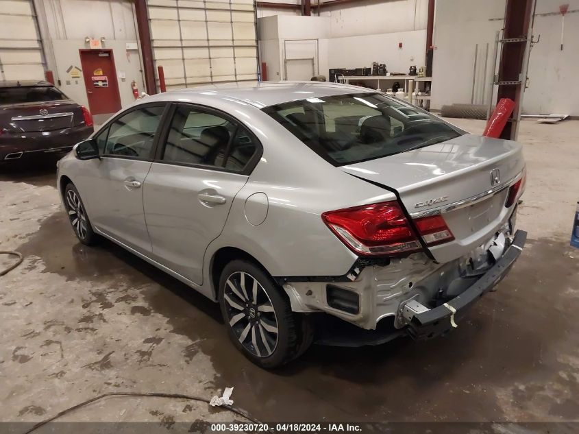 2014 Honda Civic Ex-L VIN: 19XFB2F99EE255413 Lot: 39230720