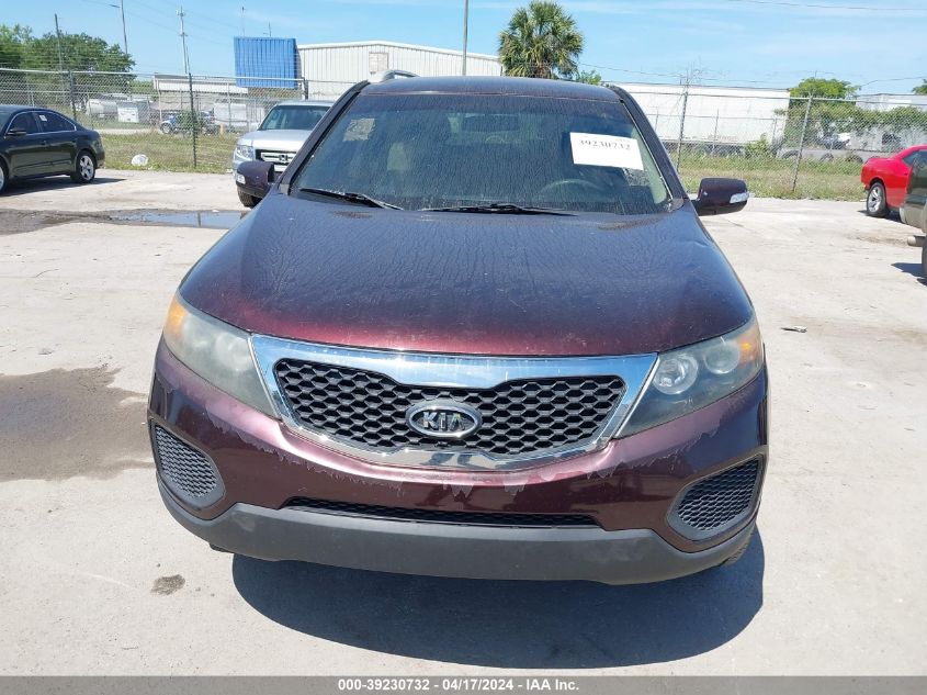 2013 Kia Sorento Lx V6 VIN: 5XYKT4A25DG338730 Lot: 39230732