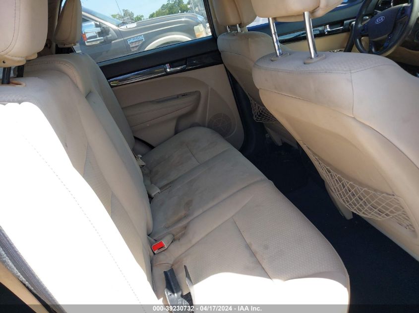 2013 Kia Sorento Lx V6 VIN: 5XYKT4A25DG338730 Lot: 39230732