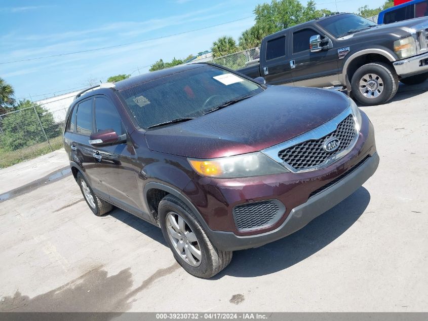 2013 Kia Sorento Lx V6 VIN: 5XYKT4A25DG338730 Lot: 39230732