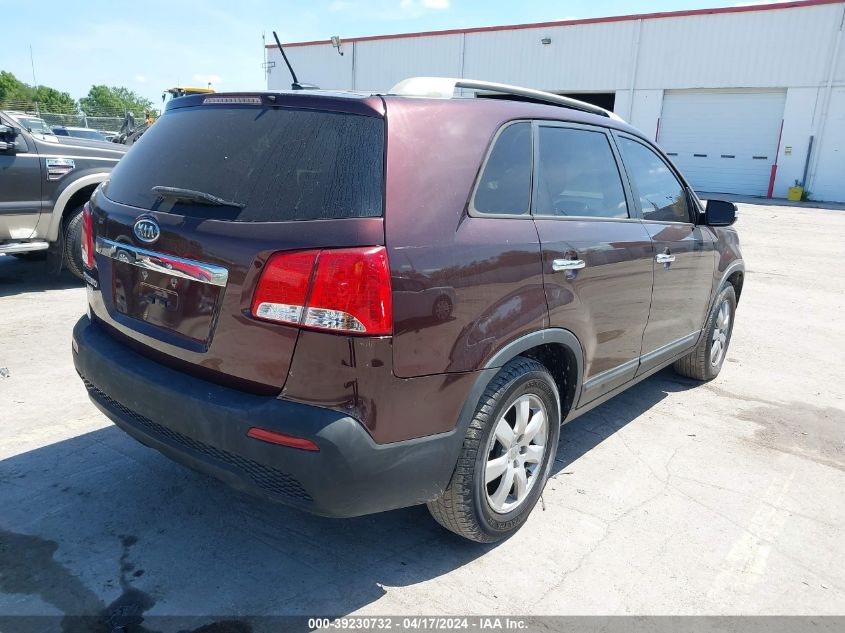 2013 Kia Sorento Lx V6 VIN: 5XYKT4A25DG338730 Lot: 39230732