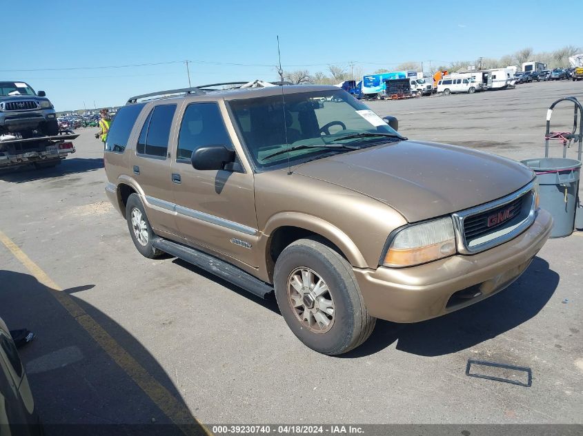 1999 GMC Jimmy Slt VIN: 1GKDT13W0X2537100 Lot: 39258790