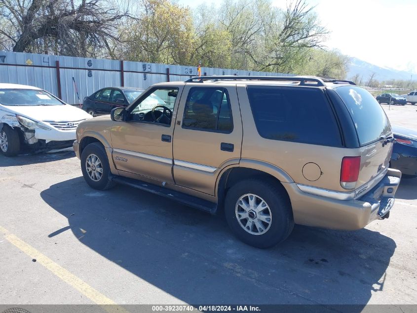 1999 GMC Jimmy Slt VIN: 1GKDT13W0X2537100 Lot: 39258790