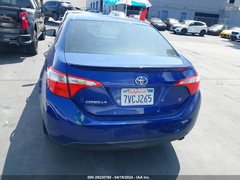 2016 Toyota Corolla S Plus VIN: 5YFBURHE1GP562149 Lot: 39230760