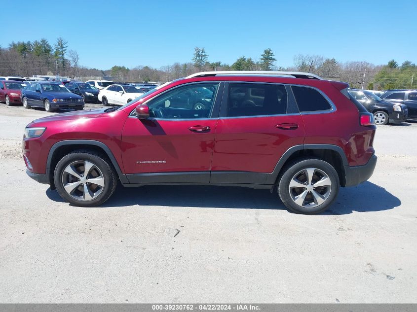 2019 Jeep Cherokee Limited 4X4 VIN: 1C4PJMDX0KD259335 Lot: 39230762