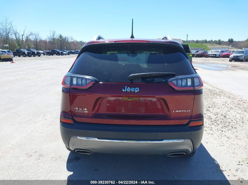 2019 Jeep Cherokee Limited 4X4 VIN: 1C4PJMDX0KD259335 Lot: 39230762