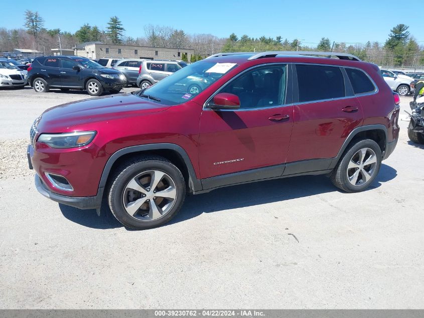 2019 Jeep Cherokee Limited 4X4 VIN: 1C4PJMDX0KD259335 Lot: 39230762