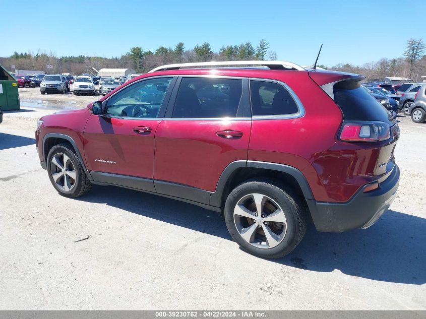 2019 Jeep Cherokee Limited 4X4 VIN: 1C4PJMDX0KD259335 Lot: 39230762