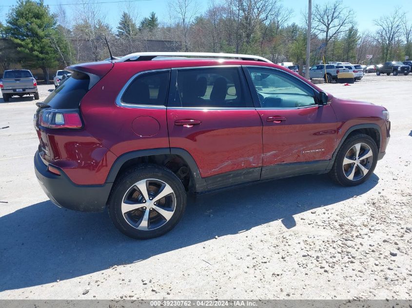 2019 Jeep Cherokee Limited 4X4 VIN: 1C4PJMDX0KD259335 Lot: 39230762