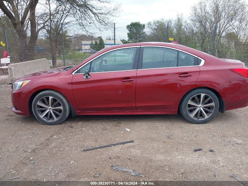 2017 Subaru Legacy 2.5I Limited VIN: 4S3BNAN64H3018024 Lot: 20155387