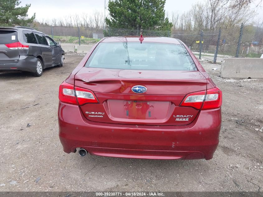 2017 Subaru Legacy 2.5I Limited VIN: 4S3BNAN64H3018024 Lot: 20155387