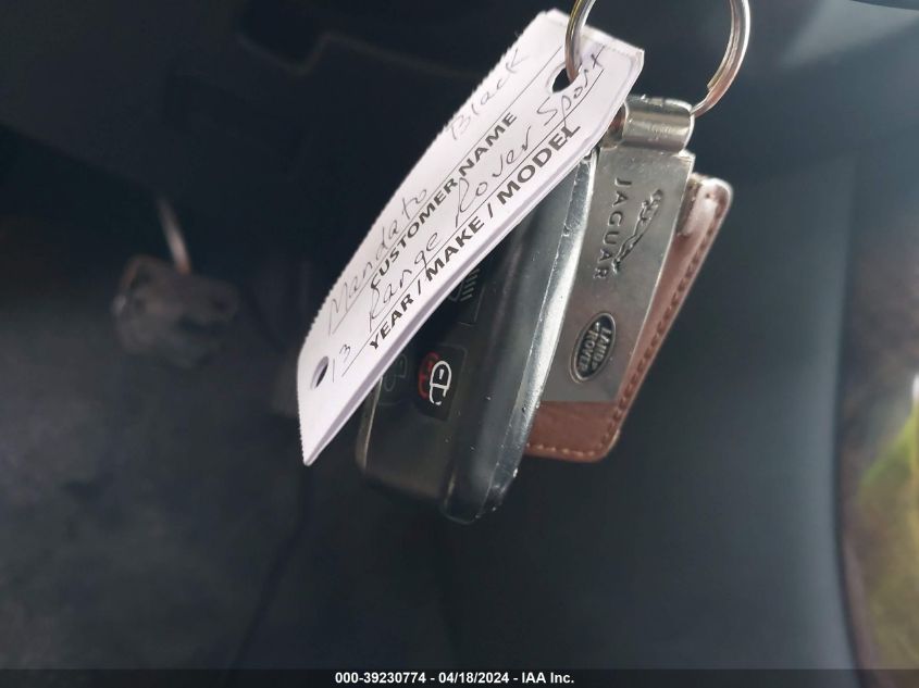 2013 Land Rover Range Rover Sport Hse VIN: SALSF2D43DA761310 Lot: 39230774