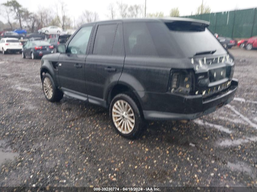 2013 Land Rover Range Rover Sport Hse VIN: SALSF2D43DA761310 Lot: 39230774