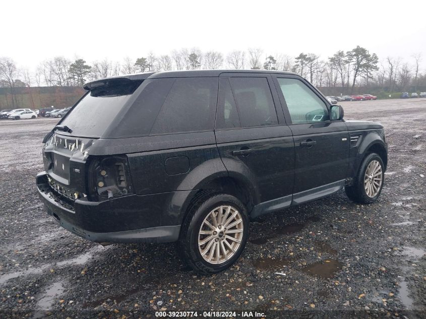 2013 Land Rover Range Rover Sport Hse VIN: SALSF2D43DA761310 Lot: 39230774