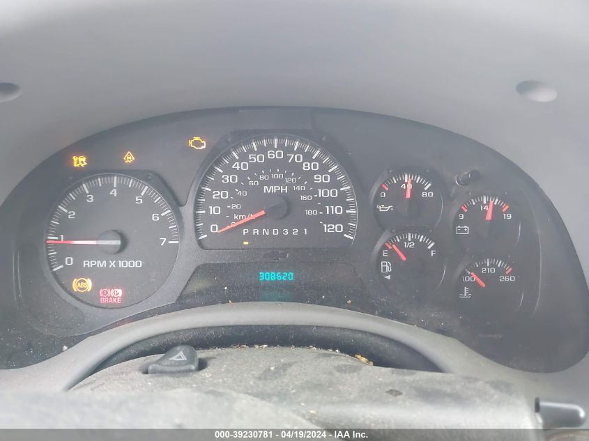 2008 Chevrolet Trailblazer Fleet VIN: 1GNDS13S682200869 Lot: 39230781