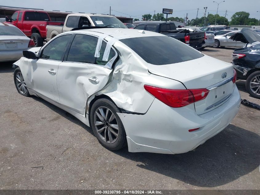 2014 Infiniti Q50 Premium VIN: JN1BV7AP0EM679897 Lot: 39230795