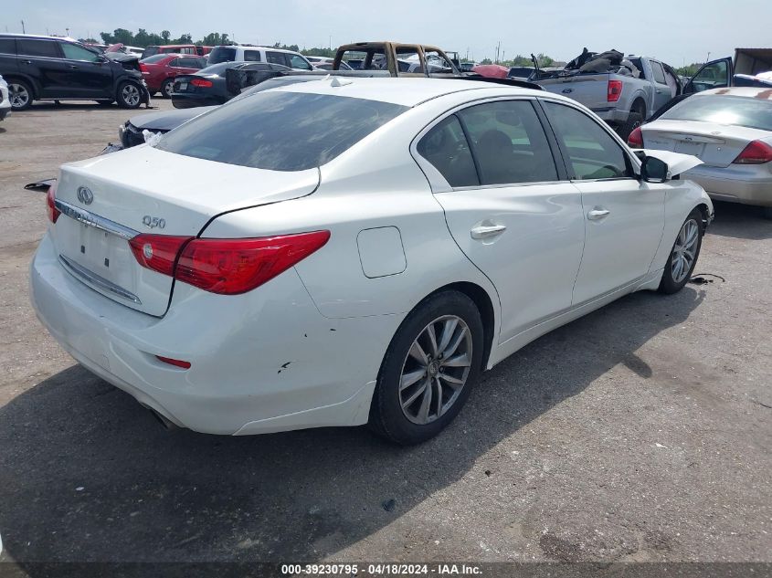 2014 Infiniti Q50 Premium VIN: JN1BV7AP0EM679897 Lot: 39230795