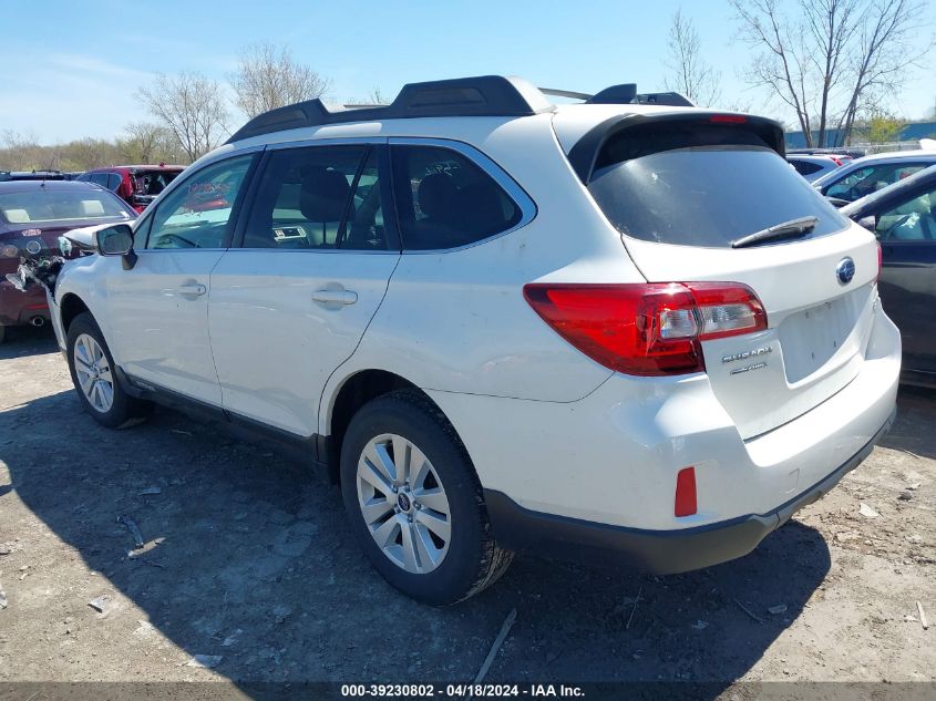 2016 Subaru Outback 2.5I Premium VIN: 4S4BSACC1G3360414 Lot: 39230802