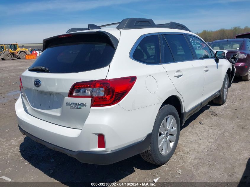 2016 Subaru Outback 2.5I Premium VIN: 4S4BSACC1G3360414 Lot: 39230802