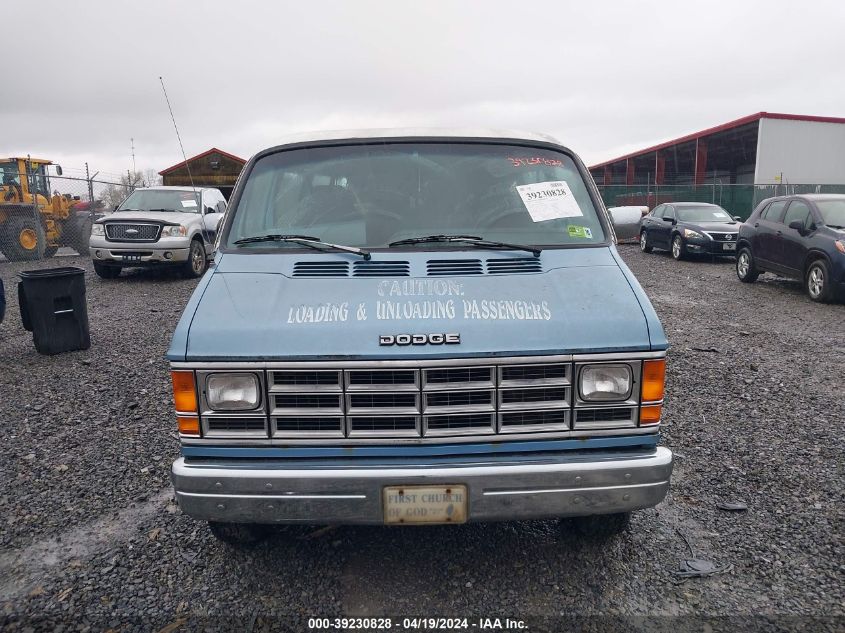 1991 Dodge Ram Wagon B350 VIN: 2B5WB35Z5MK440533 Lot: 39230828