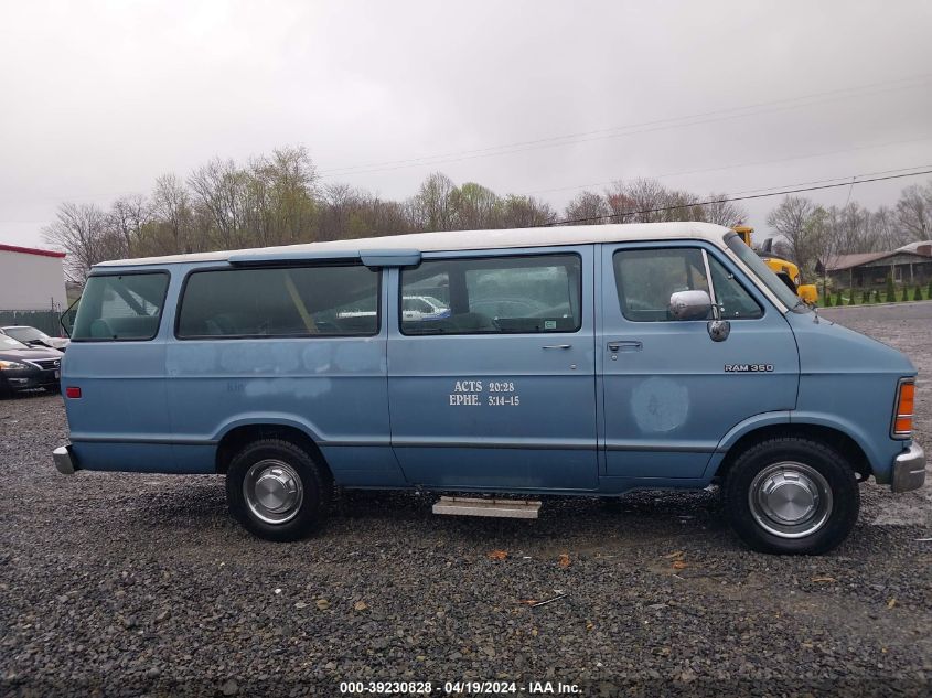 1991 Dodge Ram Wagon B350 VIN: 2B5WB35Z5MK440533 Lot: 39230828