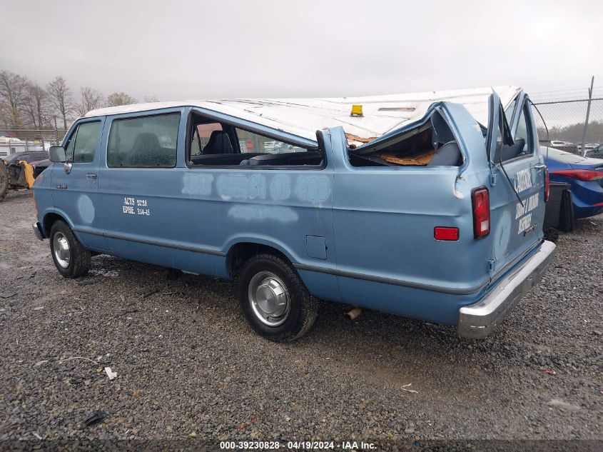 1991 Dodge Ram Wagon B350 VIN: 2B5WB35Z5MK440533 Lot: 39230828