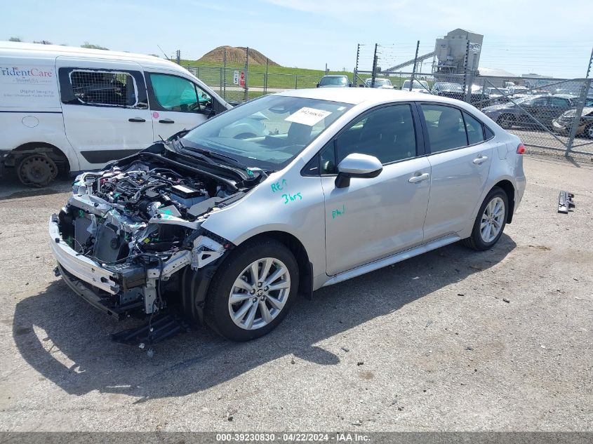 2024 Toyota Corolla Le VIN: JTDB4MEE0R3021614 Lot: 51447484