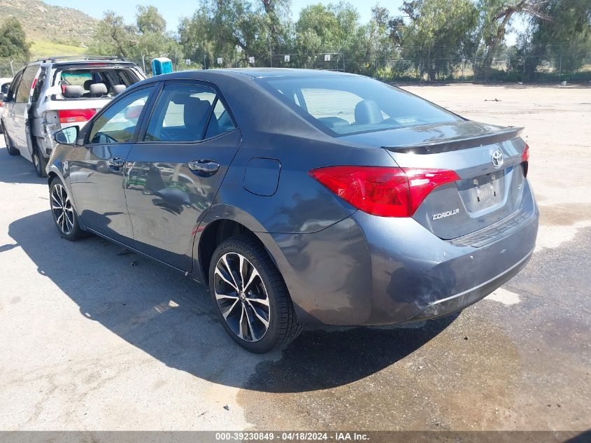 2017 Toyota Corolla Se VIN: 5YFBURHE3HP726096 Lot: 48259914