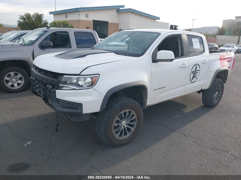 2022 Chevrolet Colorado 4Wd Short Box Zr2 VIN: 1GCGTEEN6N1192128 Lot: 39230850