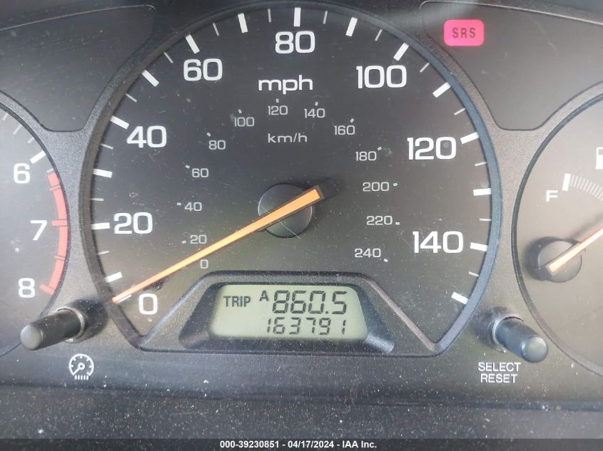 1999 Honda Accord Lx VIN: 1HGCG6657XA153849 Lot: 39240523