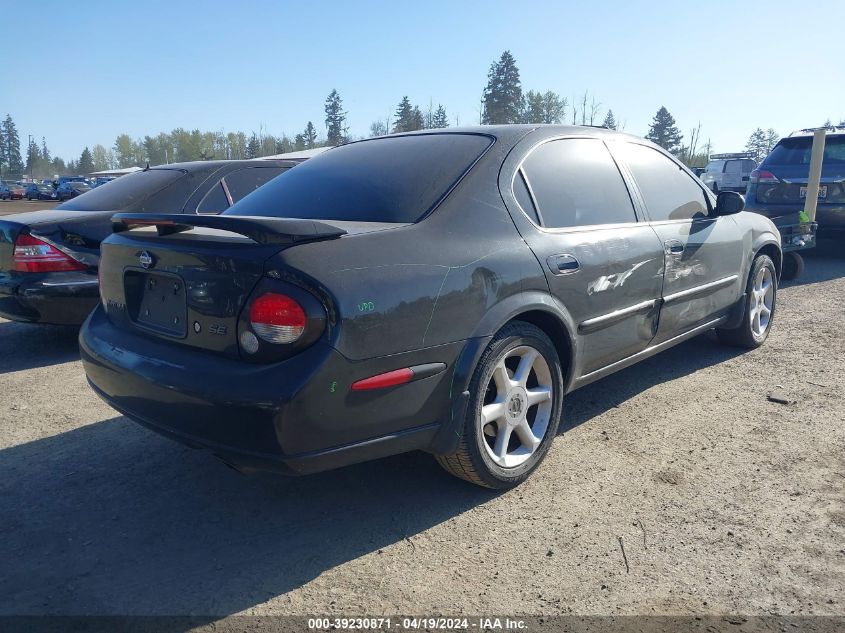 2001 Nissan Maxima Se VIN: JN1CA31A21T307949 Lot: 39253334