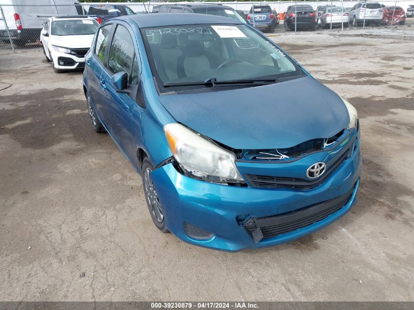 2012 Toyota Yaris Le VIN: JTDKTUD33CD522405 Lot: 48700934