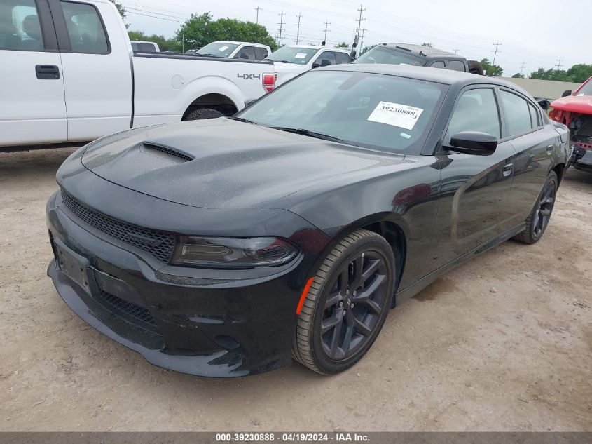 2022 Dodge Charger Gt Rwd VIN: 2C3CDXHG6NH244531 Lot: 39253027