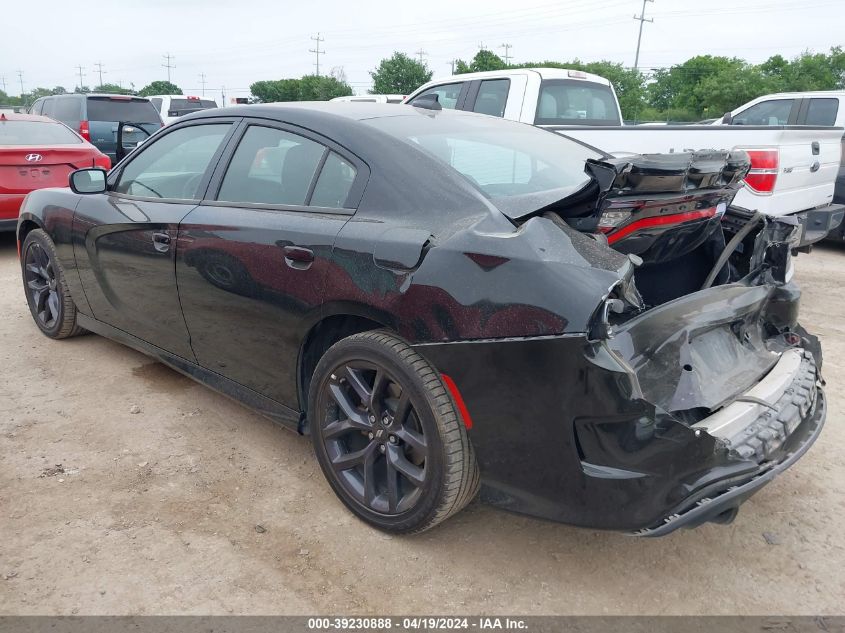 2022 Dodge Charger Gt Rwd VIN: 2C3CDXHG6NH244531 Lot: 39253027