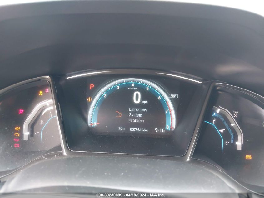 2018 Honda Civic Ex VIN: SHHFK7H54JU414736 Lot: 39230899