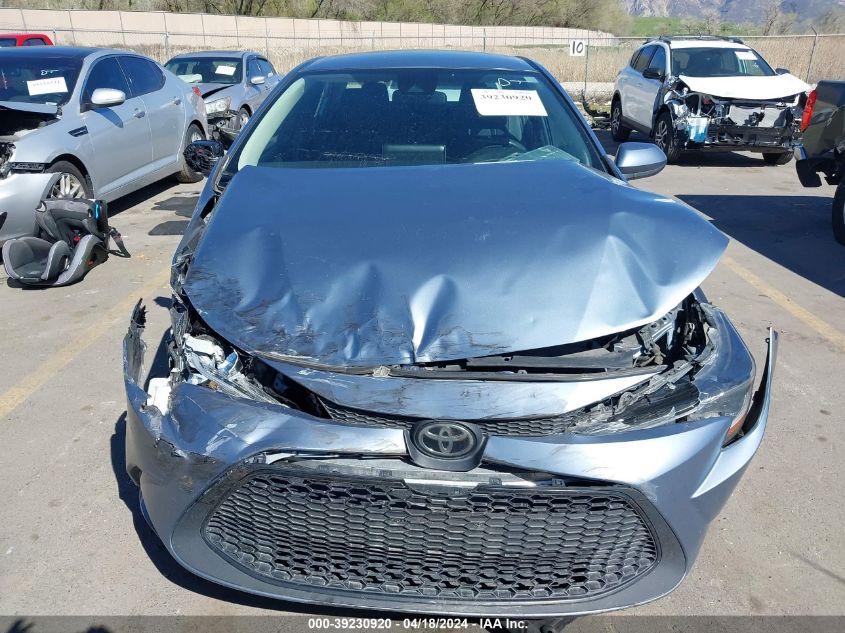 2020 Toyota Corolla Le VIN: 5YFEPRAE1LP029274 Lot: 39258209