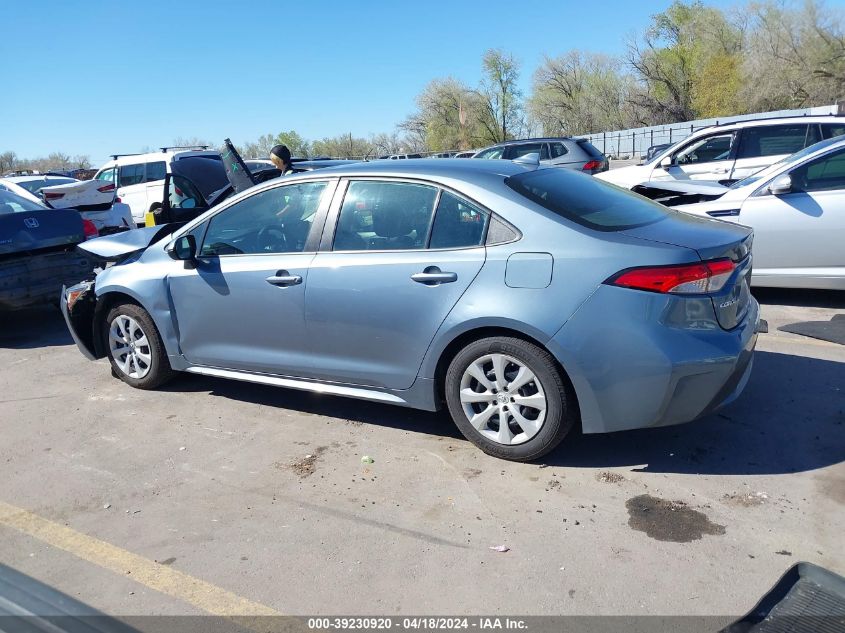 2020 Toyota Corolla Le VIN: 5YFEPRAE1LP029274 Lot: 39258209