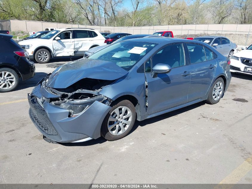 2020 Toyota Corolla Le VIN: 5YFEPRAE1LP029274 Lot: 39258209