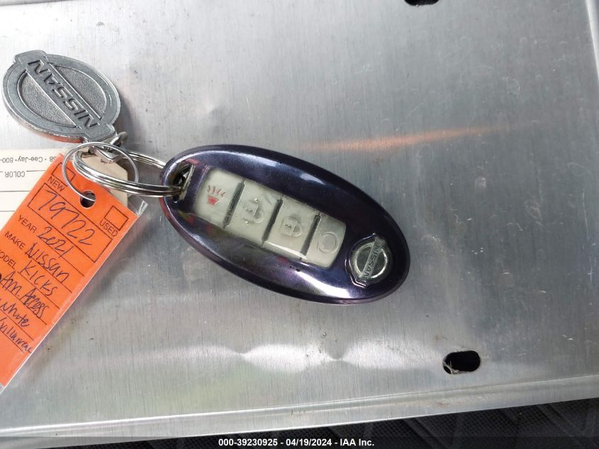 2021 Nissan Kicks Sv Xtronic Cvt VIN: 3N1CP5CV3ML513834 Lot: 39230925