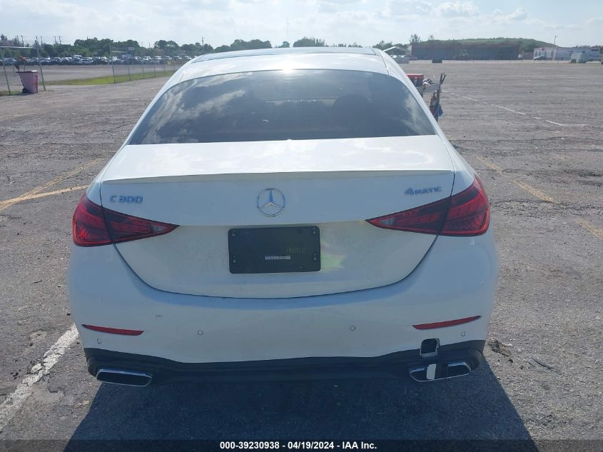 2023 Mercedes-Benz C 300 4Matic VIN: W1KAF4HBXPR074747 Lot: 39230938
