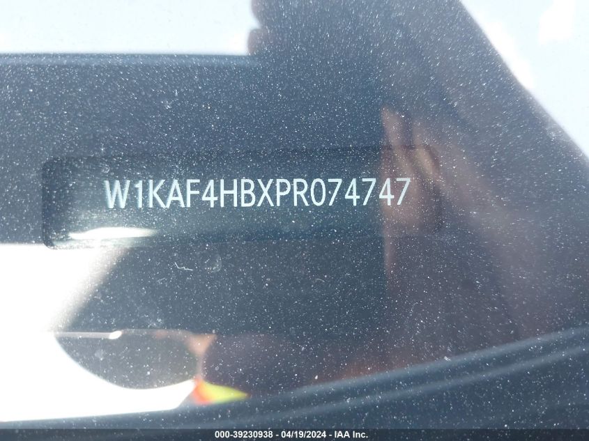 2023 Mercedes-Benz C 300 4Matic VIN: W1KAF4HBXPR074747 Lot: 39230938