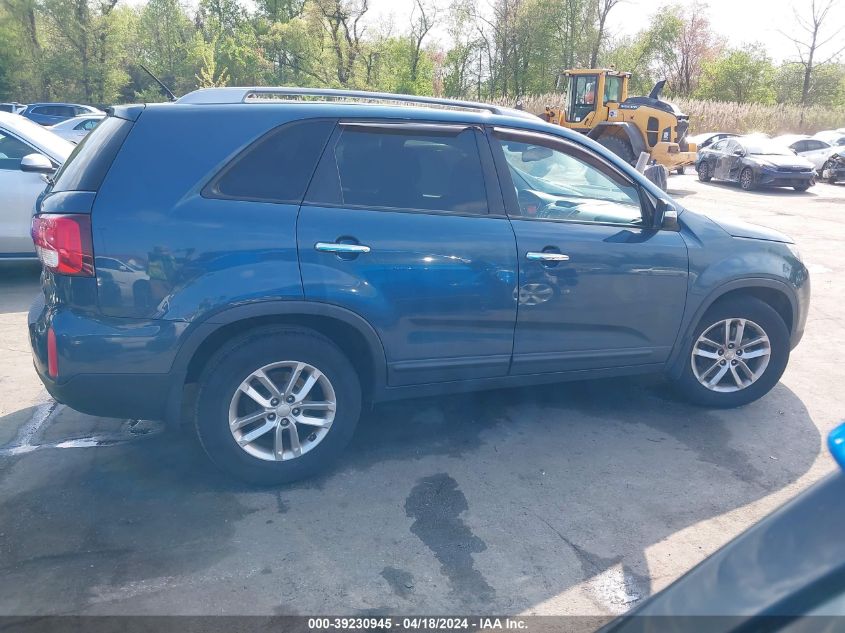 2014 Kia Sorento Lx VIN: 5XYKT3A68EG441882 Lot: 39230945