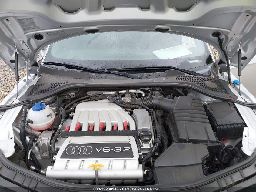 2008 Audi Tt 3.2 VIN: TRUDD38J781007169 Lot: 30036383