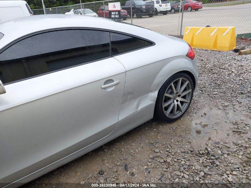 2008 Audi Tt 3.2 VIN: TRUDD38J781007169 Lot: 30036383