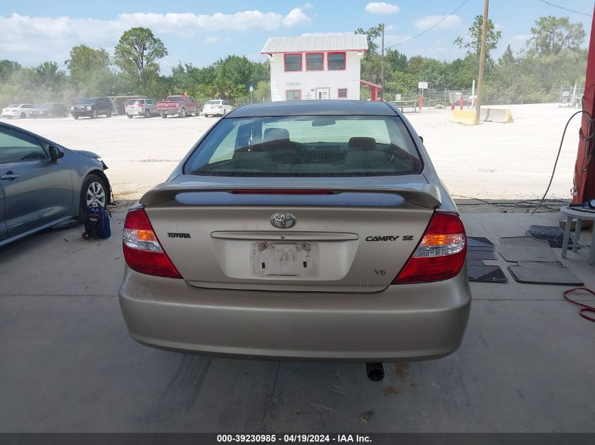 2002 Toyota Camry Se V6 VIN: 4T1BF32K72U520114 Lot: 39258586