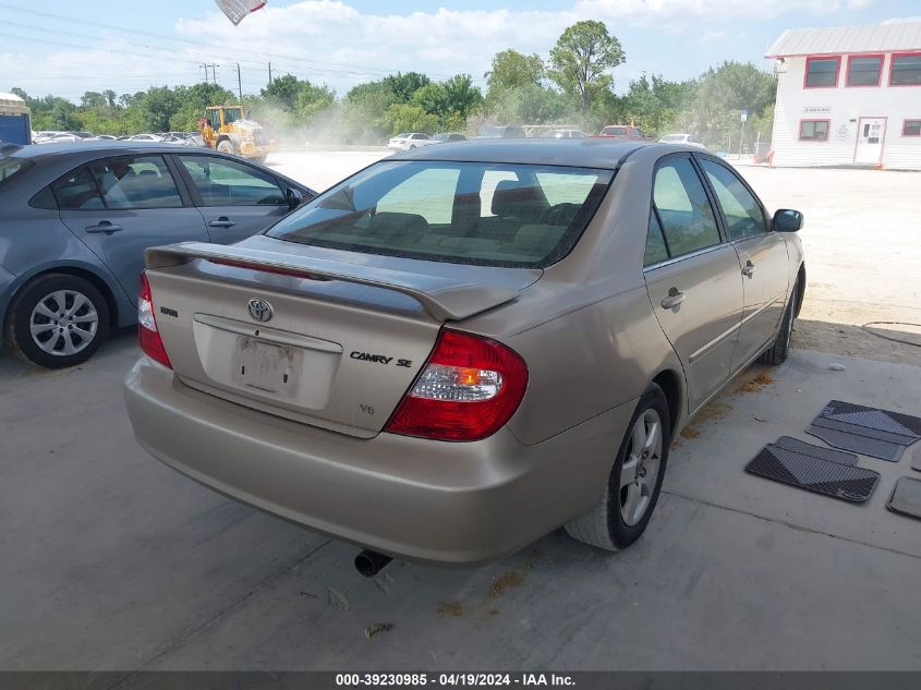 2002 Toyota Camry Se V6 VIN: 4T1BF32K72U520114 Lot: 39258586