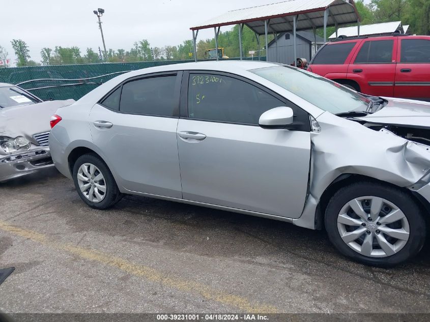 2016 Toyota Corolla Le VIN: 2T1BURHE5GC706642 Lot: 39231001