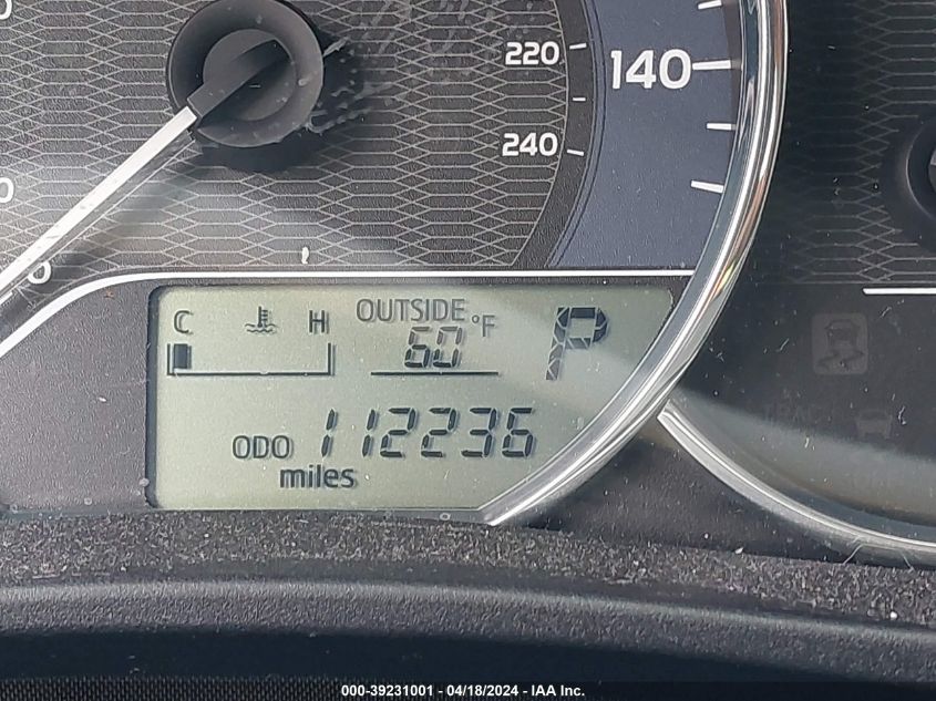 2016 Toyota Corolla Le VIN: 2T1BURHE5GC706642 Lot: 39231001